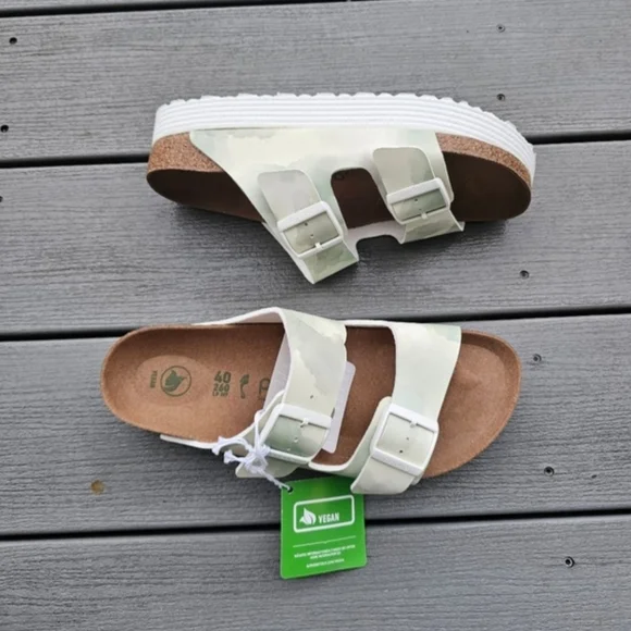 Birkenstock Women's Arizona Vegan Platform Sandals - Picture 4 of 8